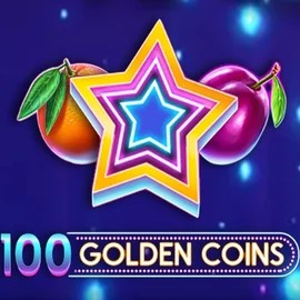 Official Slots logo: 100 Golden Coins by Amusnet Interactive at Vulkan Vegas Casino
