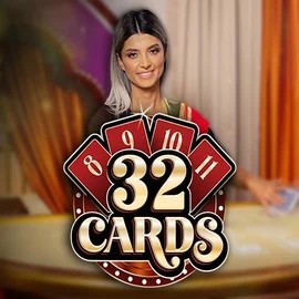 Live Casino logo of 32 Cards from Ezugi at Vulkan Vegas Casino