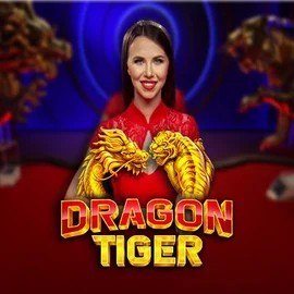 Official Live Casino logo: Dragon Tiger (Live) by Pragmatic Play at Vulkan Vegas Casino
