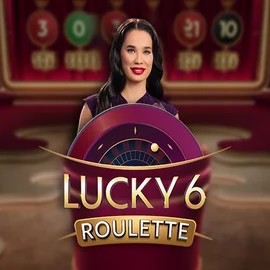Lucky 6 Roulette slot icon by Pragmatic Play, available at Vulkan Vegas Casino