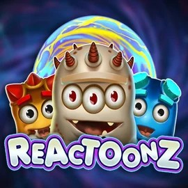 Reactoonz game by Play'n GO – logo hosted on Vulkan Vegas Casino