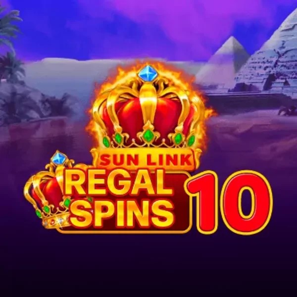 Regal Spins 10 by PatePlay, showcased at vulkancasino.eu – game logo