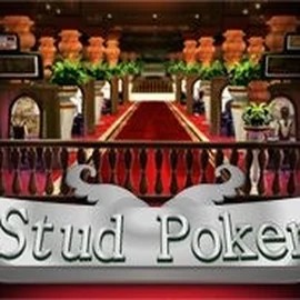 Stud Poker 3D slot logo by iSoftBet at Vulkan Vegas Casino