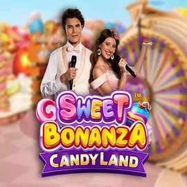 Sweet Bonanza Candy Land Live by Pragmatic Play, showcased at vulkancasino.eu – game logo